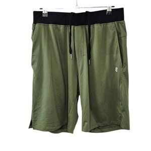 Born Primitive Mens Shorts, Athletic, Soft, Pull On, Green, Size Small